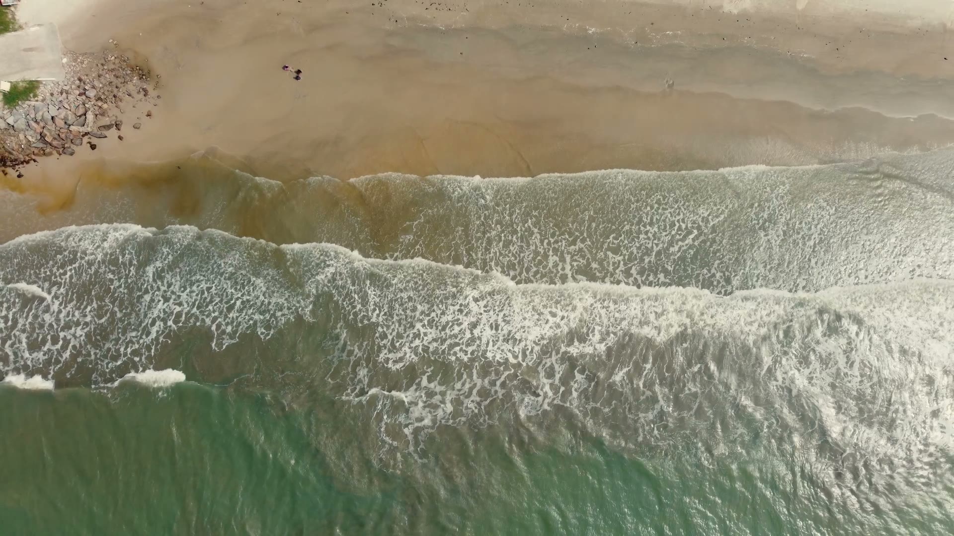 Vista aérea da orla de Ponta Negra, em Natal